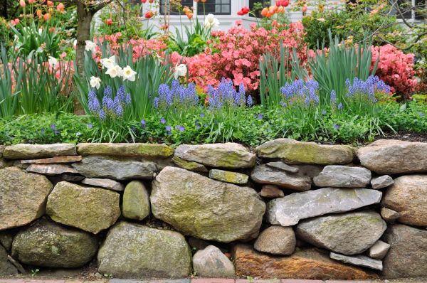 Stone Wall Hardscaping in Tacoma