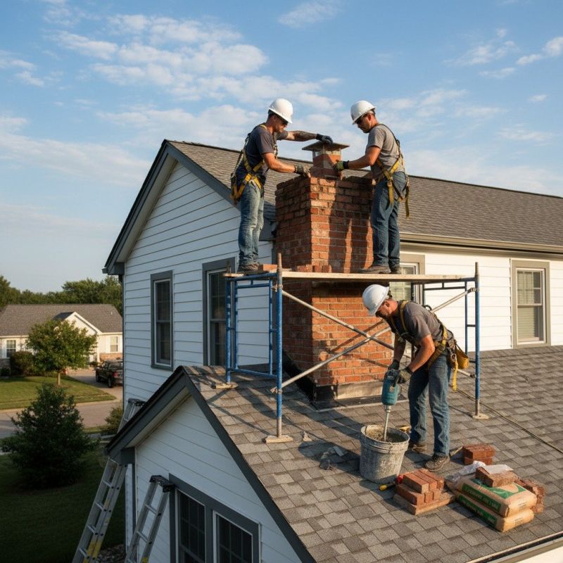 Chimney Brick Installation